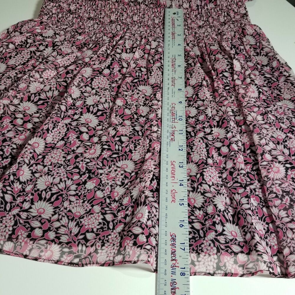 NWT Shoshanna Dalila Silk Popover Dress Size 6 Bubblegum Pink Floral Print $395 - Picture 7 of 10